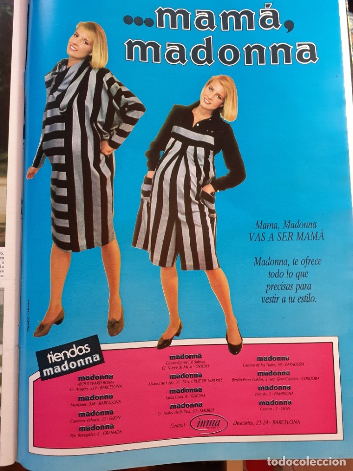 Sammeln von Zeitschriften und Zeitungen: anuncio tiendas mama madonna