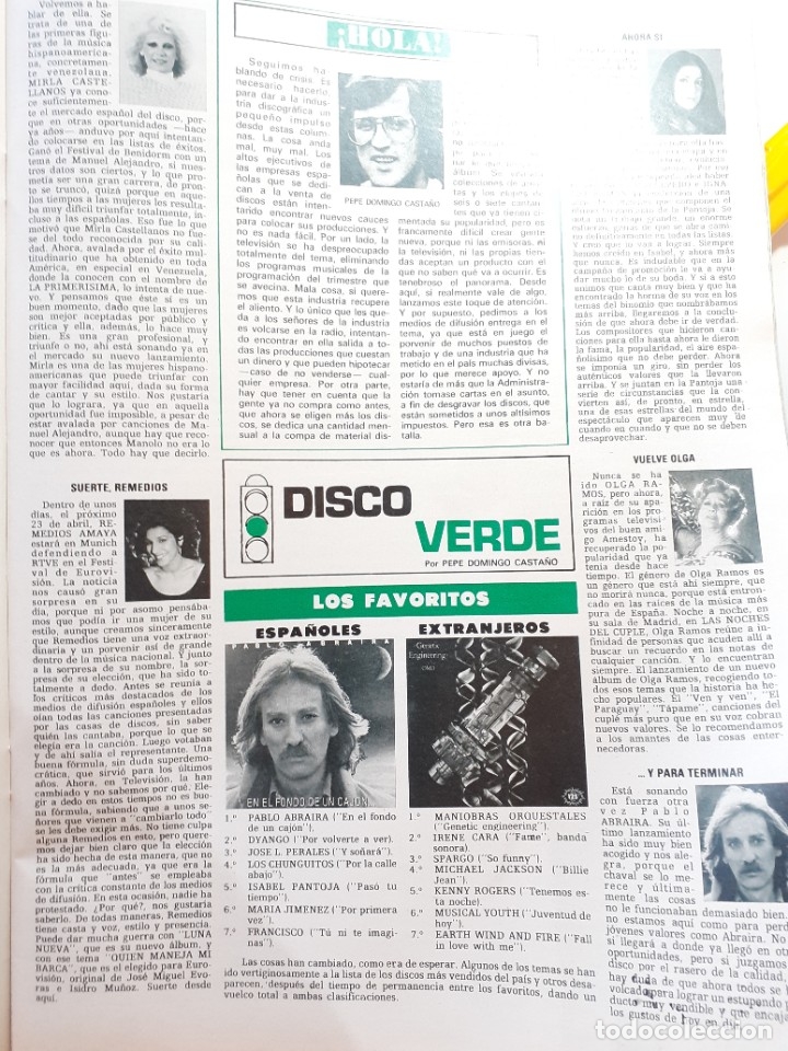 Coleccionismo de Revistas y Peri&oacute;dicos: isabel pantoja pablo abraira remedios amaya olga ramos mirla castellanos