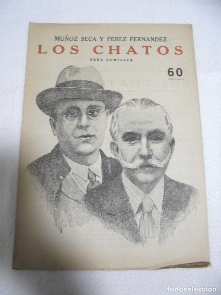 Collezionismo di Riviste e Giornali: REVISTA LITERARIA NOVELAS Y CUENTOS. LOS CHATOS. MU&Ntilde;OZ SECA Y PEREZ FERNANDEZ