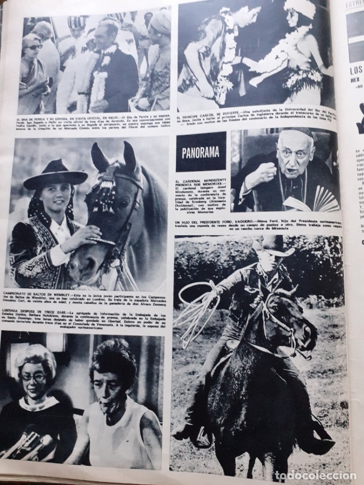 Collectionnisme de Revues et Journaux: sha de persia carlos de inglaterra saltos en wembley mercedes gonzalez cort alvaro domecq