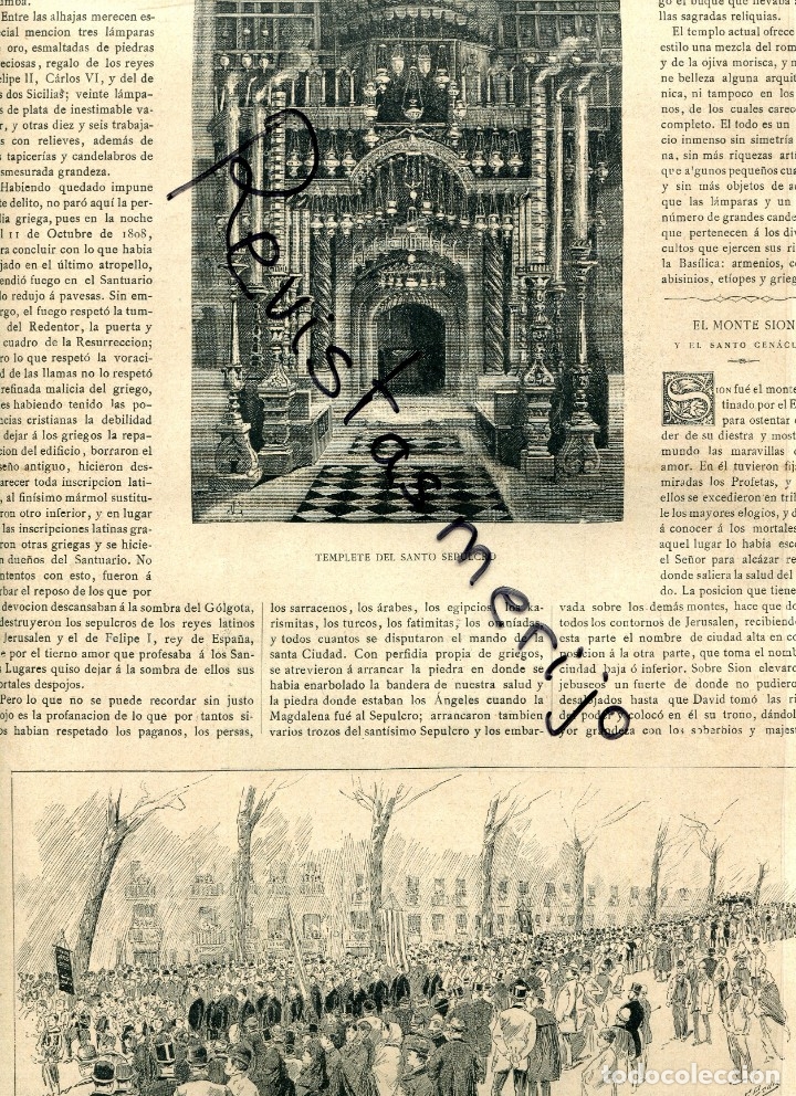 Collezionismo di Riviste e Giornali: REVISTA 1889 MELCHOR GARCIA SAMPEDRO CATEDRAL BARCELONA RDO.P. FR.JOSE JAVIER DE ORTUZAR