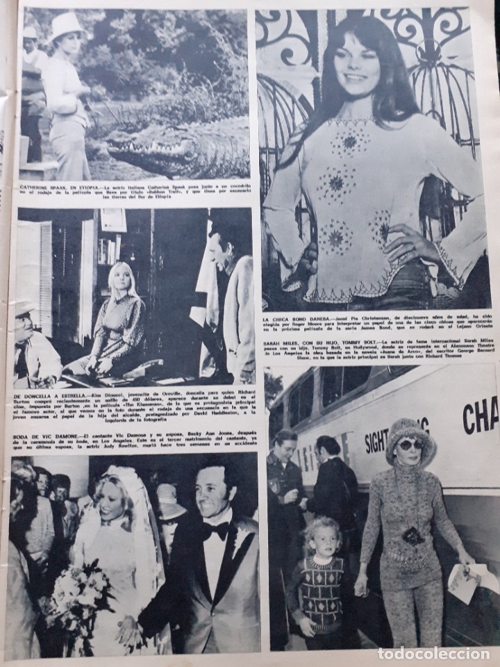 Coleccionismo de Revistas y Peri&oacute;dicos: jenni pia christiensen james bond girl catherine spaak sarah miles vic damone