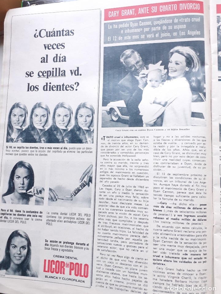 Coleccionismo de revistas y peri&oacute;dicos: cary grant