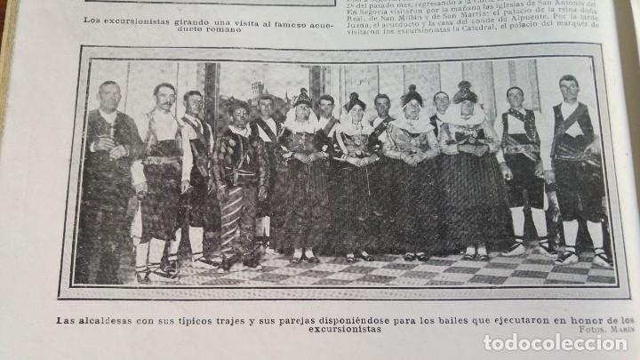 Collezionismo di Riviste e Giornali: REVISTA A&Ntilde;O 1912 TRAJE TIPICO VESTIDO DE SEGOVIA ALCALDESAS FRANCISCO PUIG TIENDA CAMISERIA PELAYO