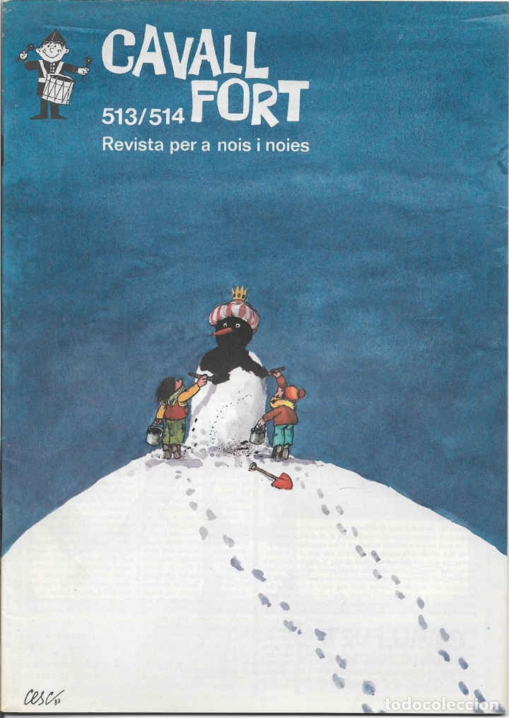 Collection Magazines and Newspapers: REVISTA PER A NOIS I NOIES, CAVALL FORT N&ordm; 513/514 - PORTADA PER CESC
