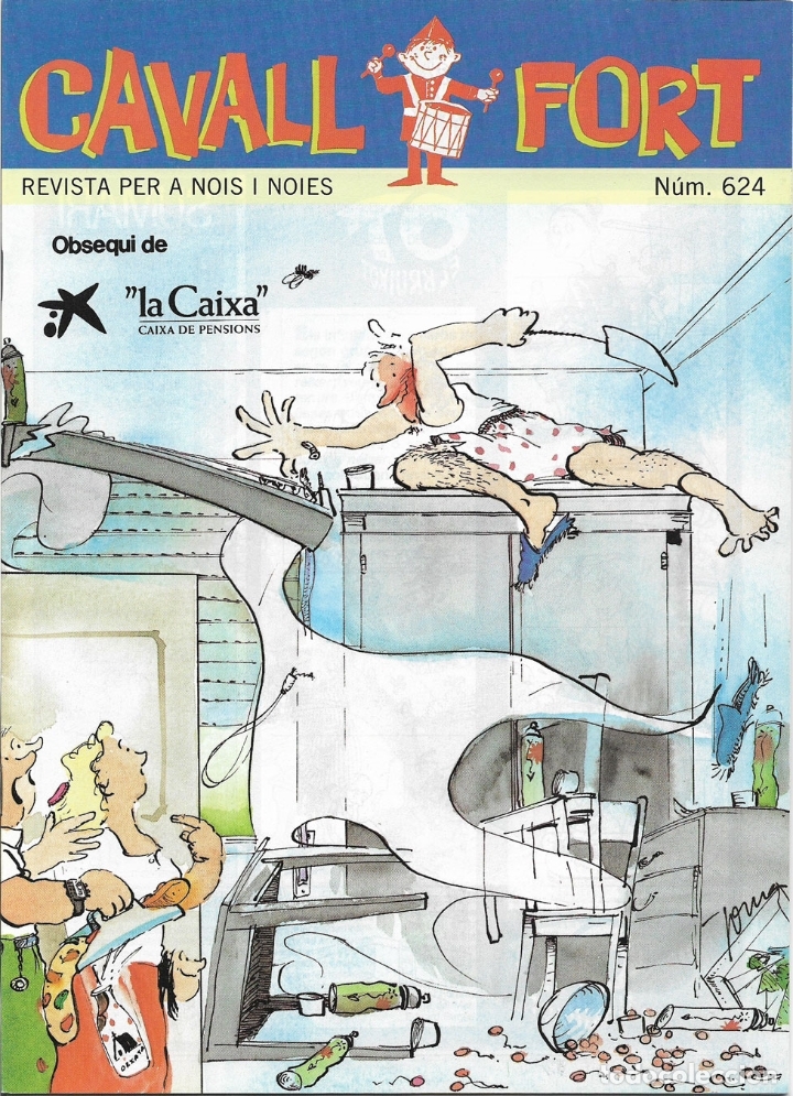 Collection Magazines and Newspapers: REVISTA PER A NOIS I NOIES, CAVALL FORT N&ordm; 624 - PORTADA PER JOMA