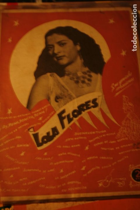 Coleccionismo de revistas y peri&oacute;dicos: Revista cancionero LOLA FLORES  SUS GRANDES EXITOS
