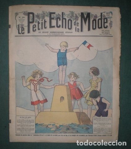 Coleccionismo de revistas y peri&oacute;dicos: ANTIGUA REVISTA DE MODA FRANCESA - LE PETIT ECHO DE LA MODE N&ordm; 26. 26 juin 1932