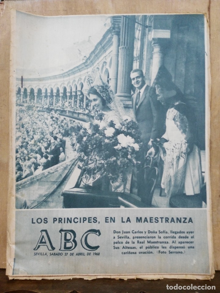 Coleccionismo de Revistas y Peri&oacute;dicos: ABC - Sevilla, S&aacute;bado 27 de Abril 1968