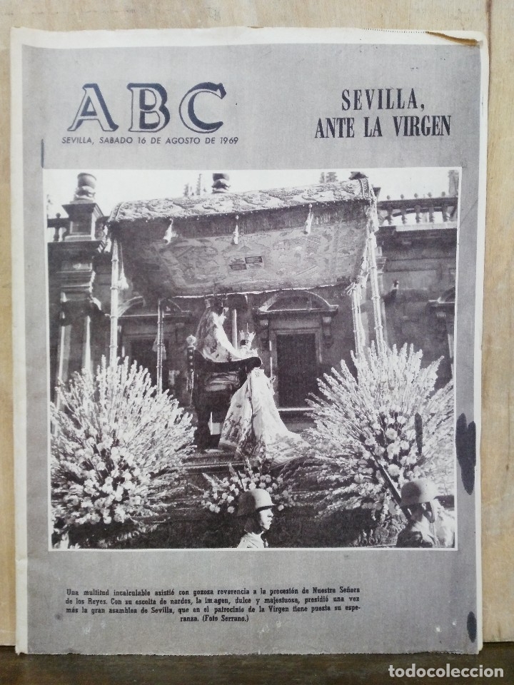 Coleccionismo de Revistas y Peri&oacute;dicos: ABC - Sevilla, S&aacute;bado 16 de Agosto 1969