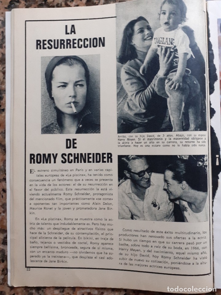 Coleccionismo de Revistas y Peri&oacute;dicos: romy schneider