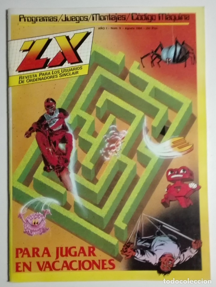 Coleccionismo de Revistas y Peri&oacute;dicos: Revista ZX para los usuarios de ordenadores Sinclair - N&uacute;mero 9 - Agosto 1984