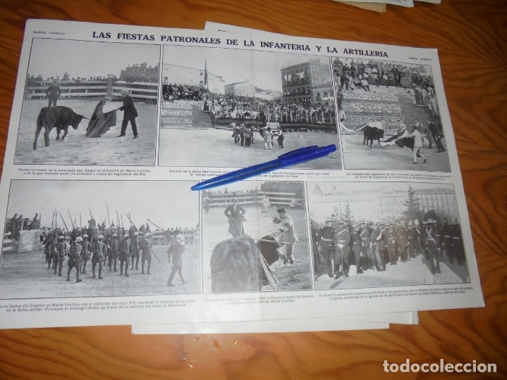 Collection Magazines and Newspapers: RECORTE : LAS FIESTAS PATRONALES DE LA INFANTERIA Y ARTILLERIA. MUNDO GRAF., DCMBRE 1912