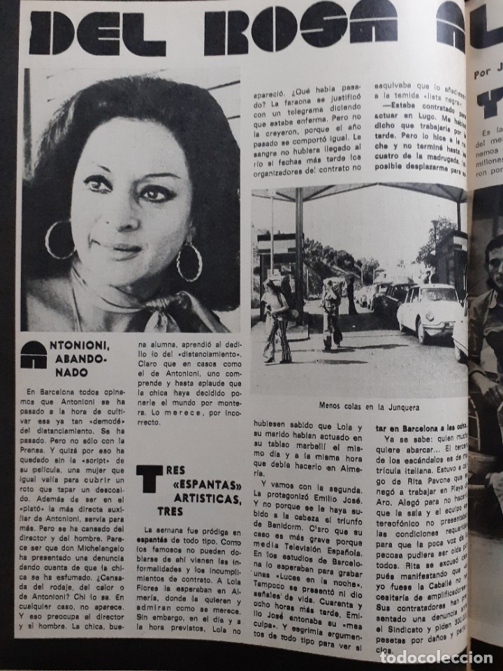 Coleccionismo de revistas y peri&oacute;dicos: lola flores