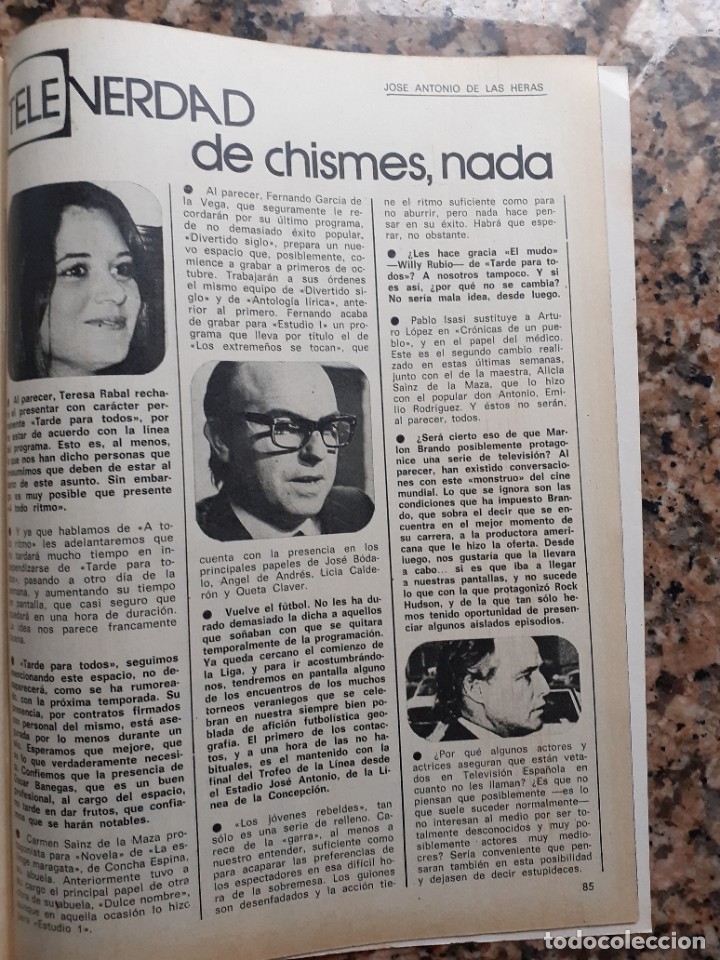 Coleccionismo de Revistas y Peri&oacute;dicos: marlon brando teresa rabal