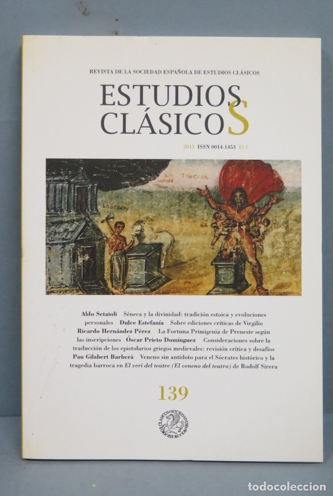 Revista Estudios Clasicos 139 Comprar Otras Revistas Y Periodicos Modernos En Todocoleccion