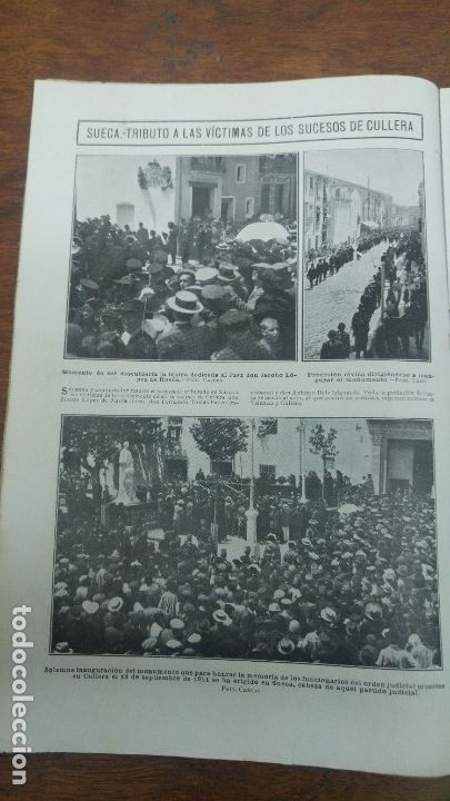 Collection Magazines and Newspapers: SUECA CULLERA ANIVERSARIO ALFONSO XIII TOSSA MAR LLORET MAR DARING BRUSELAS HARO RIPOLL MELILLA 1913