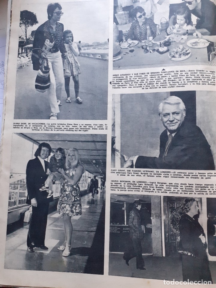 Collectionnisme de Revues et Journaux: diana dors cary grant ingrid bergman annie girardot