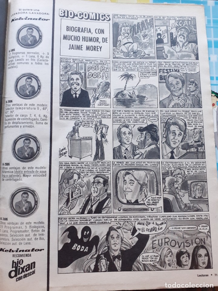 Collezionismo di Riviste e Giornali: anuncio kelvinator joaquin prat jaime morey