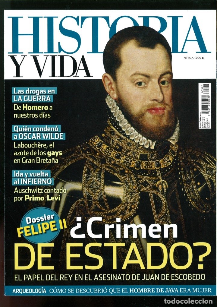 Coleccionismo de revistas y peri&oacute;dicos: HISTORIA Y VIDA N&ordm; 597-599-600-601-603. LOTE DE 5 N&Uacute;MEROS.