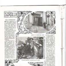 Coleccionismo de Revistas y Periódicos: 1909 PINTURA SOROLLA EN NY ANDREA DEL SARTO ENTIERRO JACINTO RUIZ EJERCITO TELEGRAFOS ISADORA DUNCAN