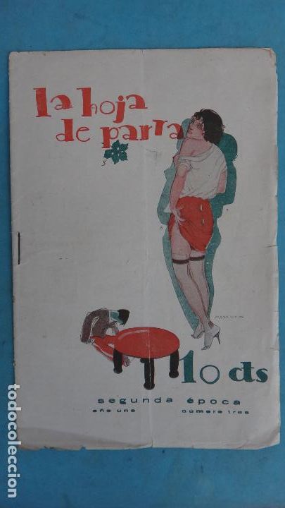 Coleccionismo de revistas y peri&oacute;dicos: REVISTA EROTICA LA HOJA DE PARRA 1931 ANTIGUA ORIGINAL , RE1