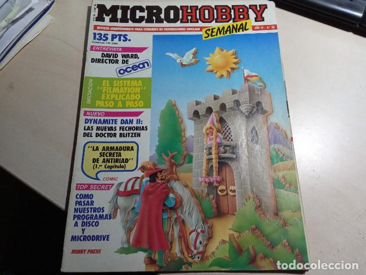 Coleccionismo de Revistas y Peri&oacute;dicos: MICROHOBBY SEMANAL N&ordm; 96.DYNAMITE DAN II.LA ARMADURA SECRETA DE ANTIRIAD.
