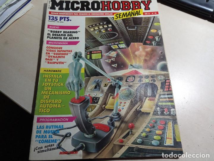 Coleccionismo de Revistas y Peri&oacute;dicos: MICROHOBBY SEMANAL N&ordm; 99.BOBBY BEARING.EQUINOX.DYNAMITE DAN.RASPUTIN.COMEME.