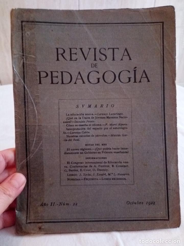 10 Revista De Pedagogia Año Ii Nº 22 1923 Comprar Revistas Y Periódicos Antiguos En 2109