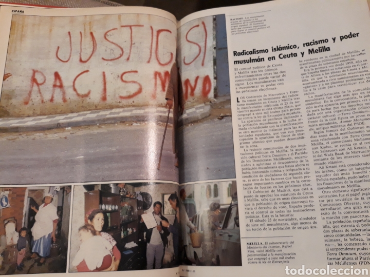 Coleccionismo de revistas y peri&oacute;dicos: RADICALISMO ISLAMICO EN CEUTA Y MELILLA - 5 PAGINAS A&Ntilde;O 1986