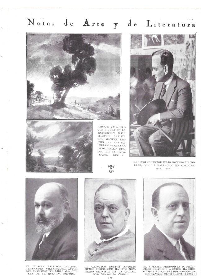 Sammeln von Zeitschriften und Zeitungen: 1930 HOJA REVISTA BARCELONA GALER&Iacute;AS LAYETANAS CUADROS EXPOSICI&Oacute;N DE PINTOR MANUEL SAGNIER