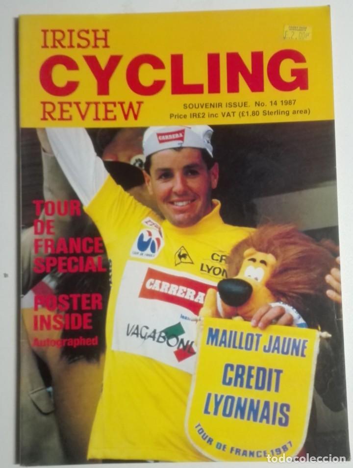 Coleccionismo de revistas y peri&oacute;dicos: Irish cycling review - No. 14 - 1987 - Souvenir issue - Stephen Roche - Tour de France special