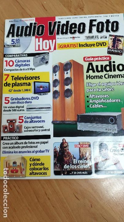 Coleccionismo de revistas y peri&oacute;dicos: Revista Audio Video Foto n&ordm; 7 Octubre 2005