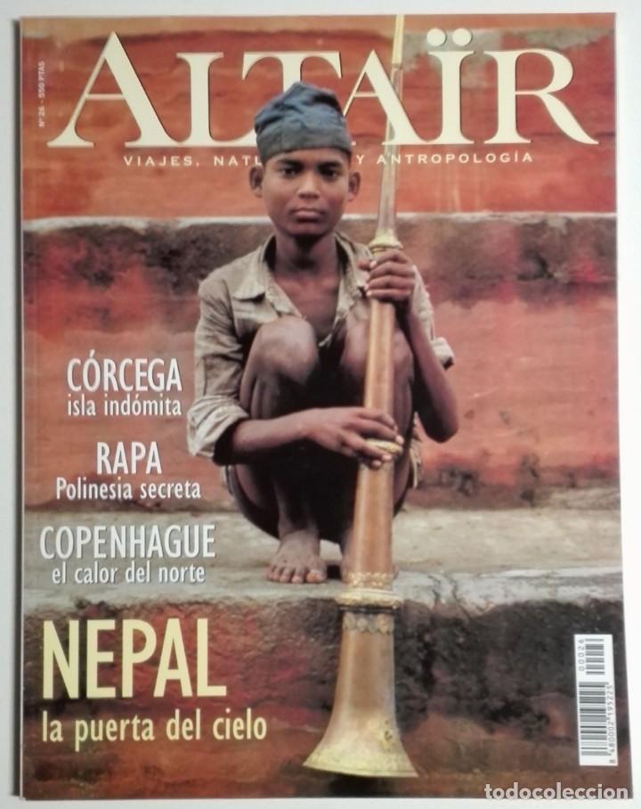 Collectionnisme de Revues et Journaux: Revista Alta&iuml;r - N&uacute;mero 26 - C&oacute;rcega ind&oacute;miota, Rapa, Polinesia, Copenhague, Nepal, puerta del cielo