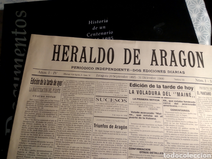 Coleccionismo de revistas y peri&oacute;dicos: Heraldo Arag&oacute;n Reproducci&oacute;n de HISTORIA DE UN CENTENARIO. FASC&Iacute;CULO 31/12/1900