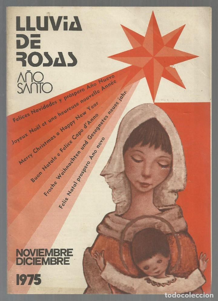 Coleccionismo de revistas y peri&oacute;dicos: REVISTA LLUVIA DE ROSAS, DE SANTA TERESITA DEL NI&Ntilde;O JESUS. N&ordm; 410-477, NOVIEMBRE DICIEMBRE 1975