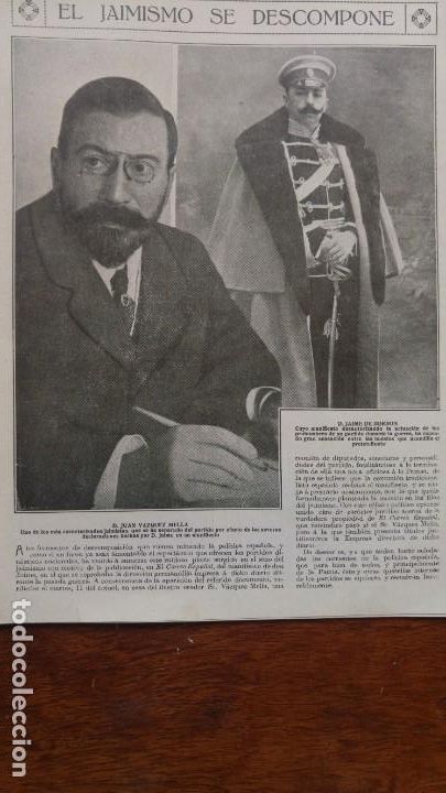 Collezionismo di Riviste e Giornali: JAIMINISMO MANIFESTACION ESTUDIANTIL CONTRA CACIQUISMO MADRID Y GRANADA REVISTA A&Ntilde;O 1919