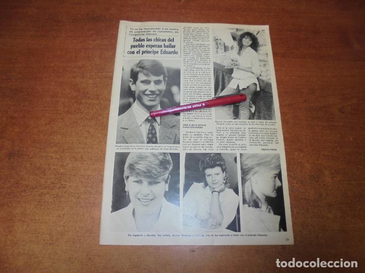 Coleccionismo de Revistas y Peri&oacute;dicos: CLIPPING 1986: PRINCIPE EDUARDO. MARADONA. DON JOHNSON. CLUB GOLF COSTA BRAVA. FRANK SINATRA.