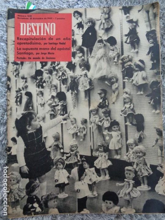 Collectionnisme de Revues et Journaux: PORTADA MU&Ntilde;ECAS DE LOS A&Ntilde;OS 60 - MECCANO - DORIS DAY PELICULA .... Revista DESTINO 31 DICIEMBRE 1960