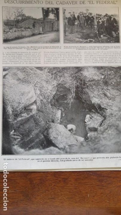 Coleccionismo de revistas y peri&oacute;dicos: ASESINATO EL FEDERAL CR VILLACASTIN VIGO ORENSE MONUMENTO CORAZON JESUS VERANEO MADRID OLIMPICOS