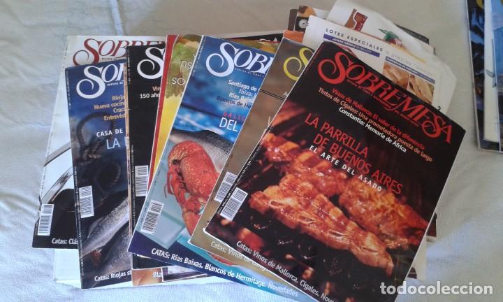 Coleccionismo de Revistas y Peri&oacute;dicos: LOTE DE DIEZ REVISTAS SOBREMESA. REVISTA DE VINOS Y GASTRONOM&Iacute;A. A&Ntilde;O 2001
