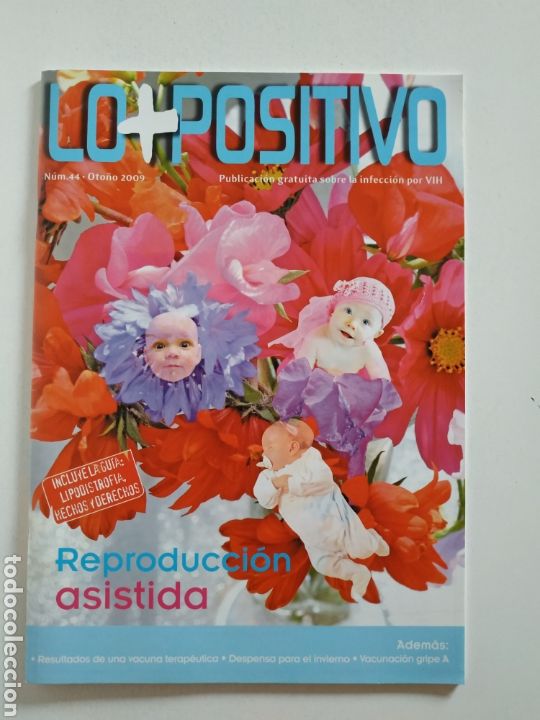 Collection Magazines and Newspapers: Revista Lo+Positivo, n&uacute;mero 44 (oto&ntilde;o 2009). VIH. HIV. Inmunodeficiencia adquirida. Sida. Gripe A.