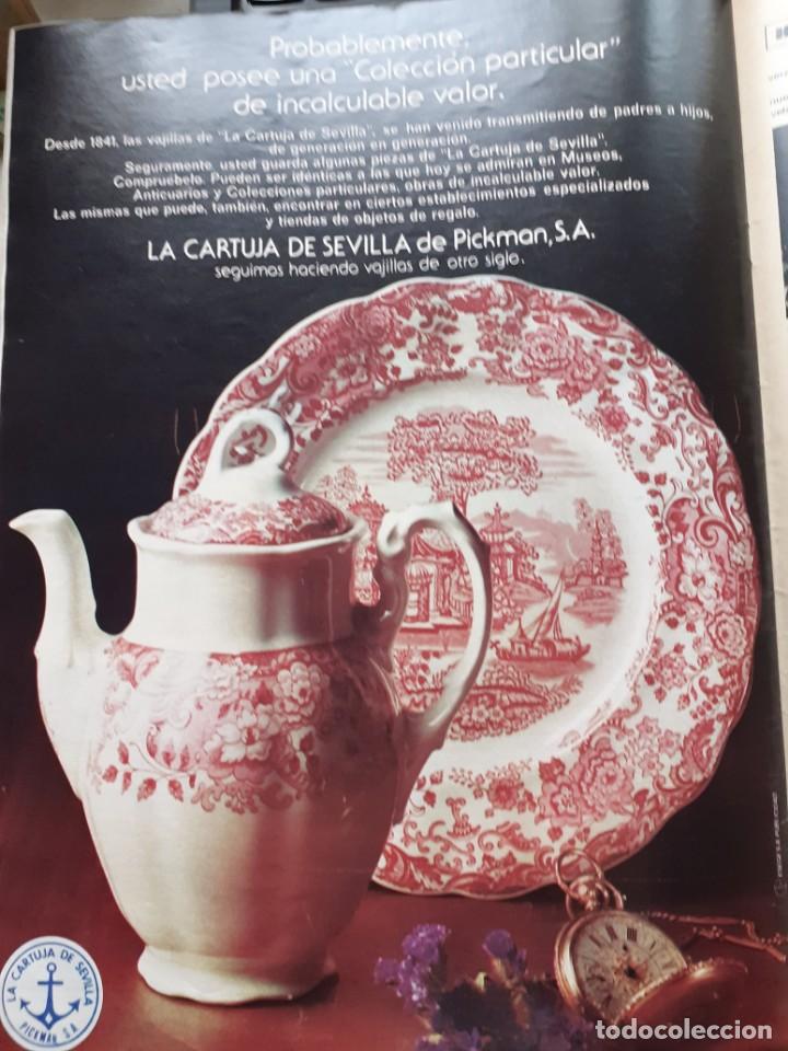 Coleccionismo de Revistas y Peri&oacute;dicos: anuncio la cartuja de sevilla vajilla