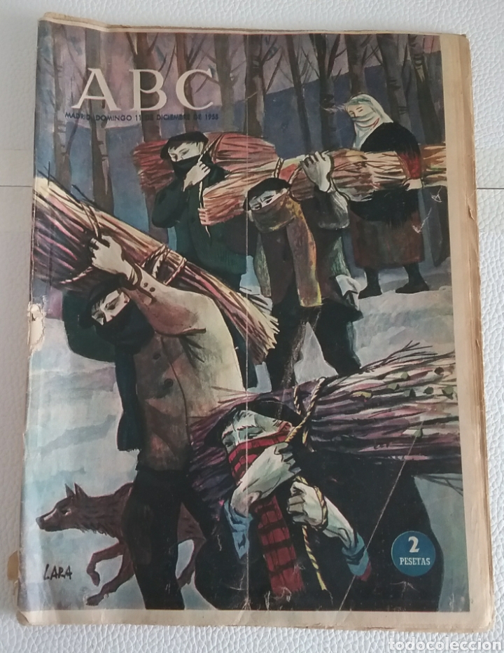 Coleccionismo de Revistas y Peri&oacute;dicos: Diario ABC, Madrid, 11 de diciembre de 1955. COLOR.