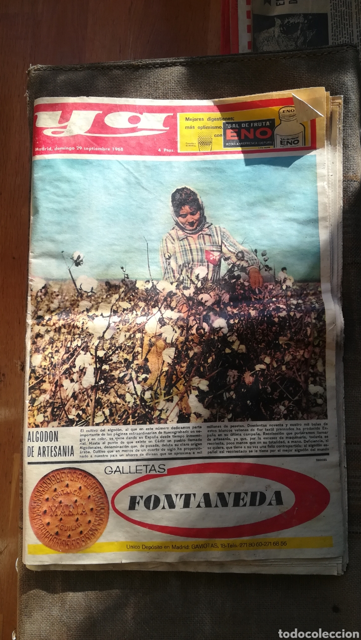 Coleccionismo de revistas y peri&oacute;dicos: Revista Ya 29 de septiembre de 1968