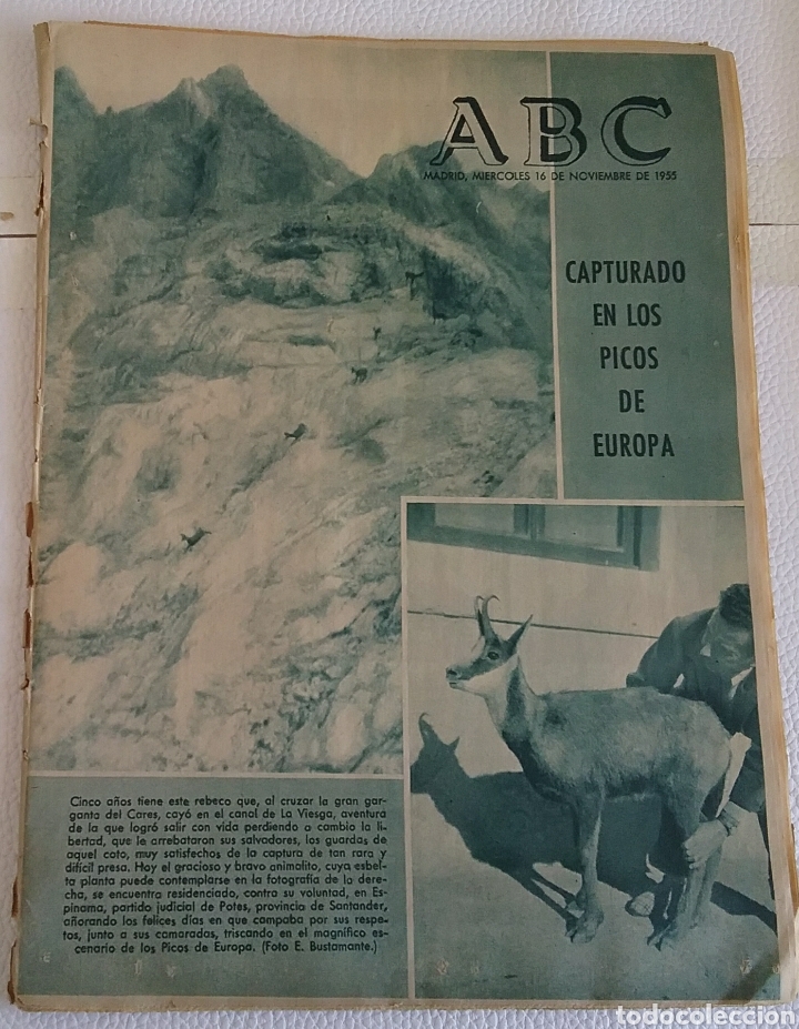 Coleccionismo de Revistas y Peri&oacute;dicos: DIARIO ABC, Madrid, 16 de noviembre de 1955.