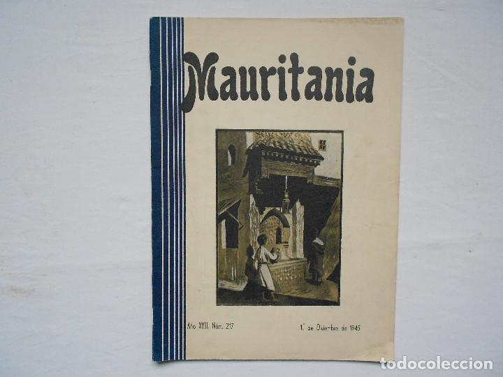 Coleccionismo de revistas y peri&oacute;dicos: MAURITANIA - REVISTA MENSUAL ILUSTRADA N&ordm; 217 DICIEMBRE 1945 - TANGER, MARRUECOS - FRANCISCANOS
