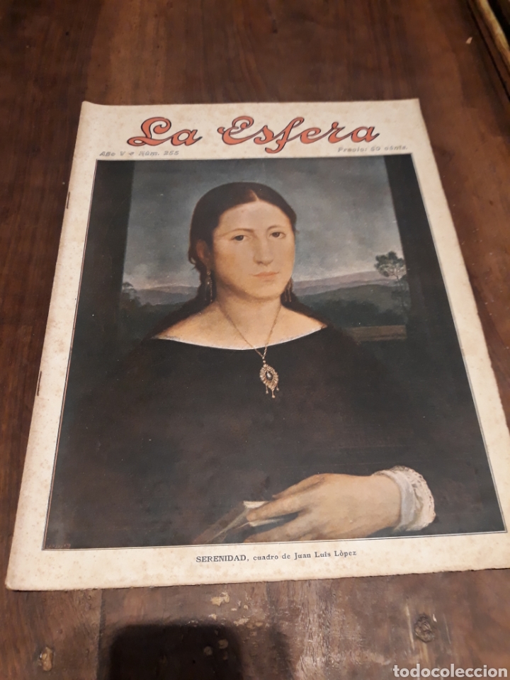 Coleccionismo de revistas y peri&oacute;dicos: Revista La Esfera n&deg;255