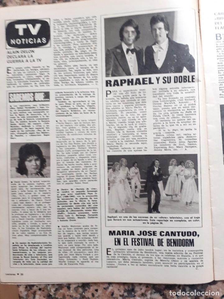 Coleccionismo de revistas y peri&oacute;dicos: raphael maria jose cantudo en el festival de benidorm