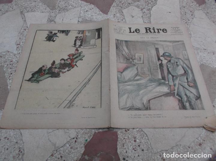 Colecionismo de Revistas e Jornais: revista satira humoristica en frances,le rire n&ordm; 44, 1 noviembre 1919, portada y contra color